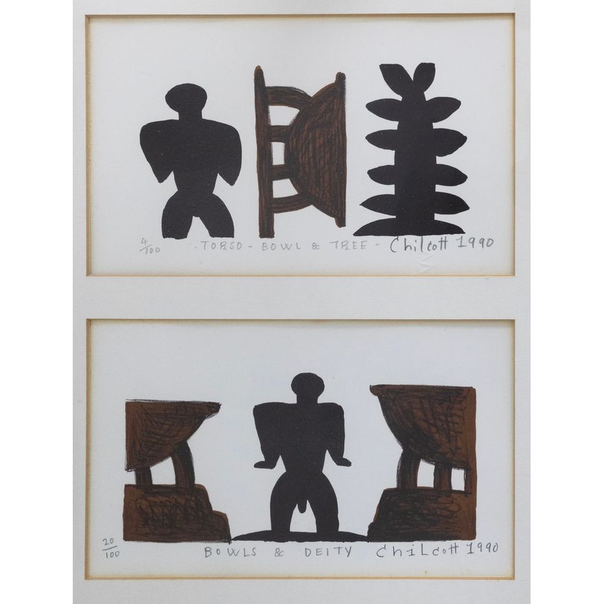 Gavin Chilcott 'Torso - Bowl and Tree and Bowls & Deity'