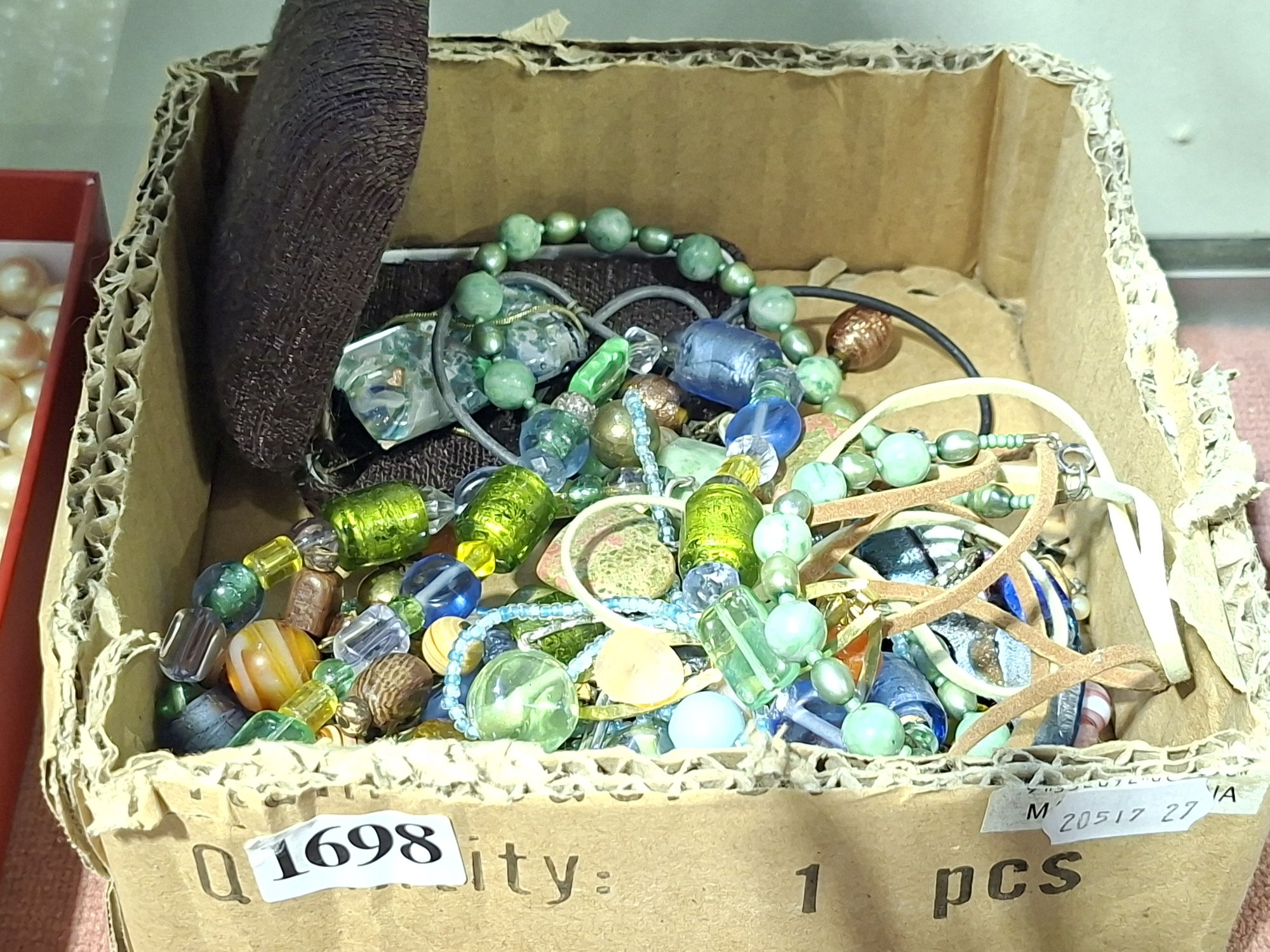 Glass And Stone Beaded Necklaces