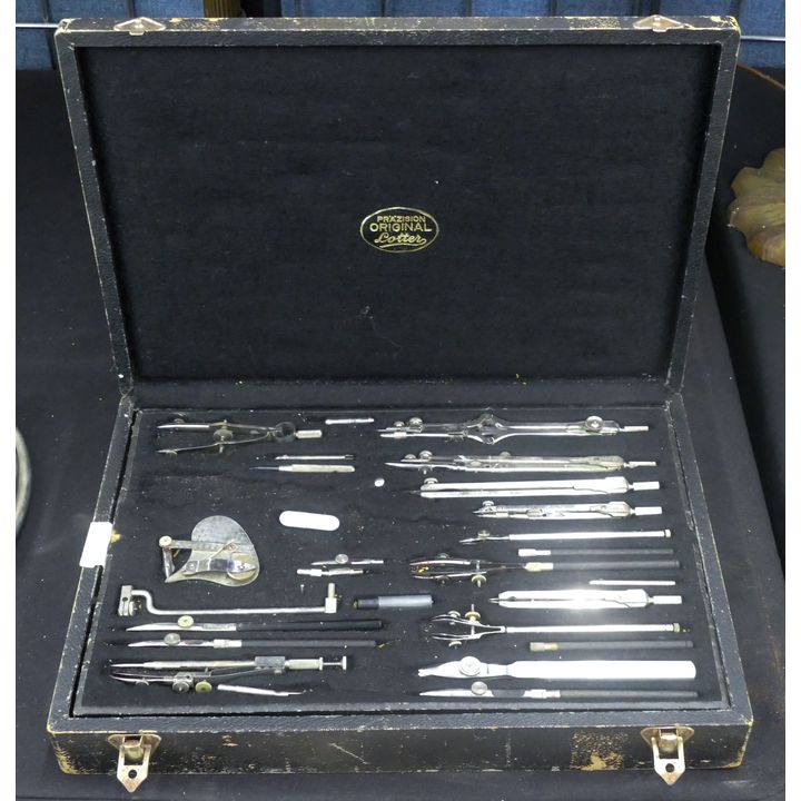 Antique Drafting Set 14''