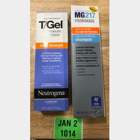 NEUTROGENA T GEL SHAM SHAMPOO & MG217 PSORIASIS SHAMPOO