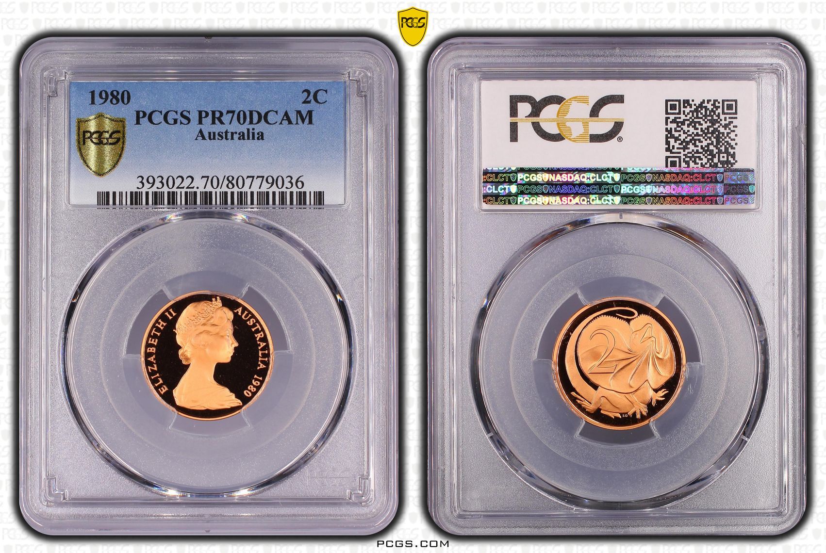 32 · 1980 Australia Two Cent, 2c PCGS - PR70DCAM POP 17/0 -036