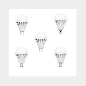 Loadshedding Rechargeable Light Bulbs 5 Pack 9W - Bar 9902030980547- 51748/10097 SN B2 (S11)