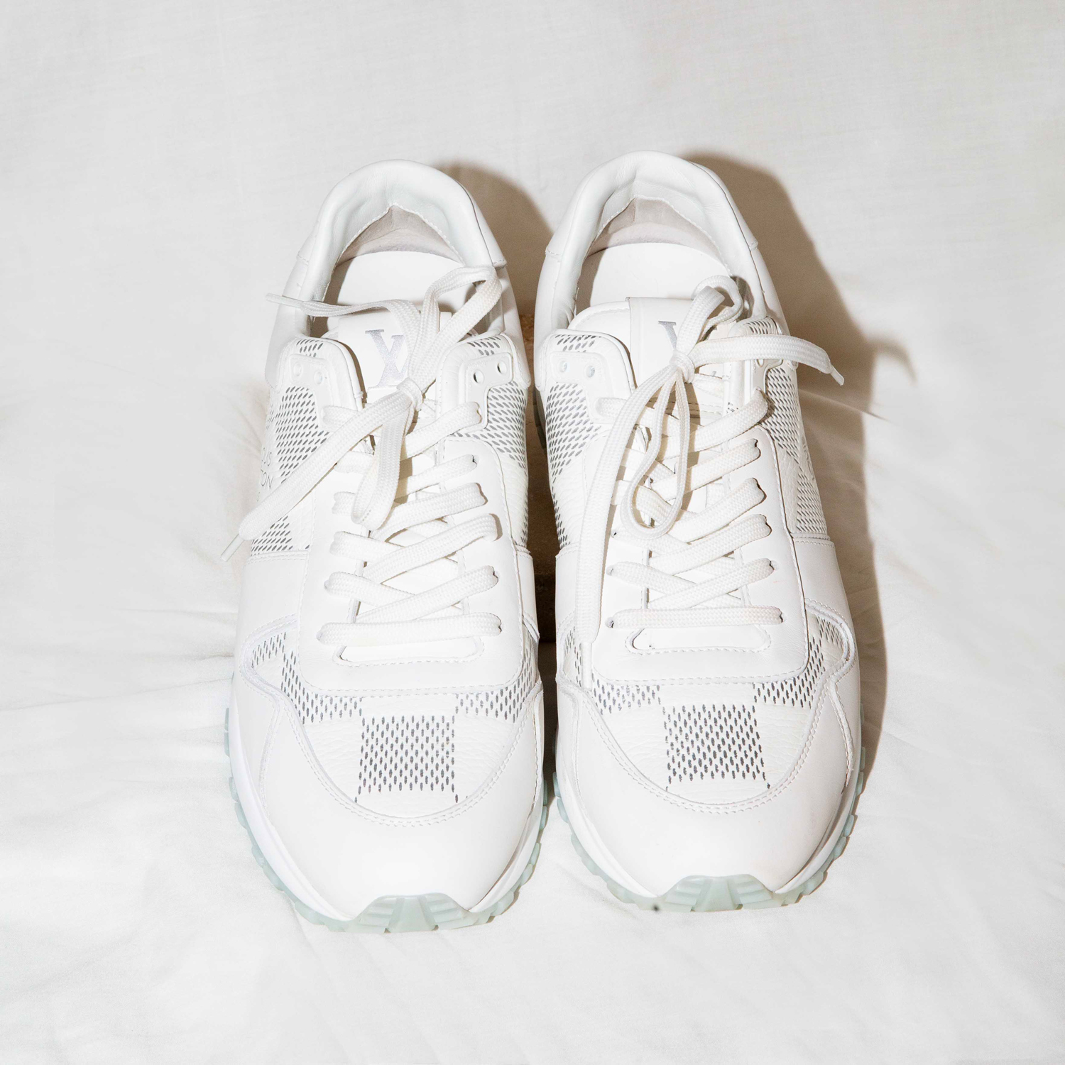 Louis Vuitton "Run Away" Sneaker in Grey Size 9 1/2