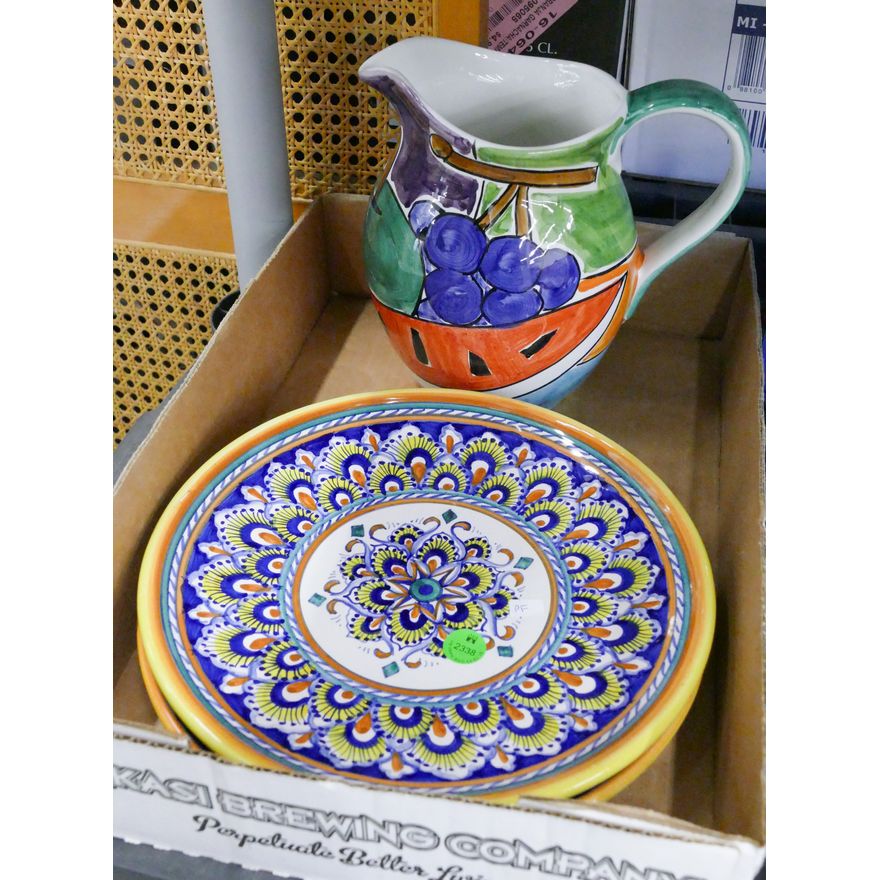Box Italian Faience Wares