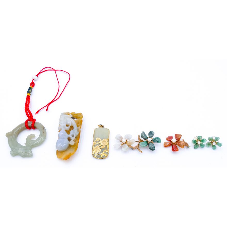 Box Chinese Jade Jewelry & Pendants