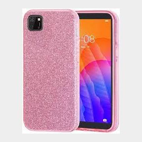 Tekron Glitter Sparkle Bling Protective Case For Huawei Y5p (2020) - Pink | AS 51666/20333 B8 (S4)C