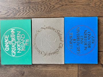 1975, 1976, 1977 ELIZABETH II PROOF SETS