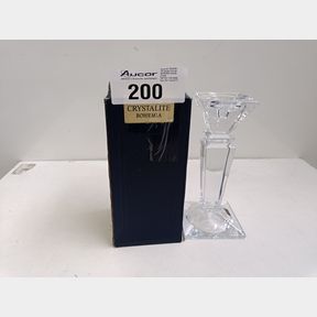 BOHEMIA CRYSTAL - EMPERY CANDLESTICK 25CM -
