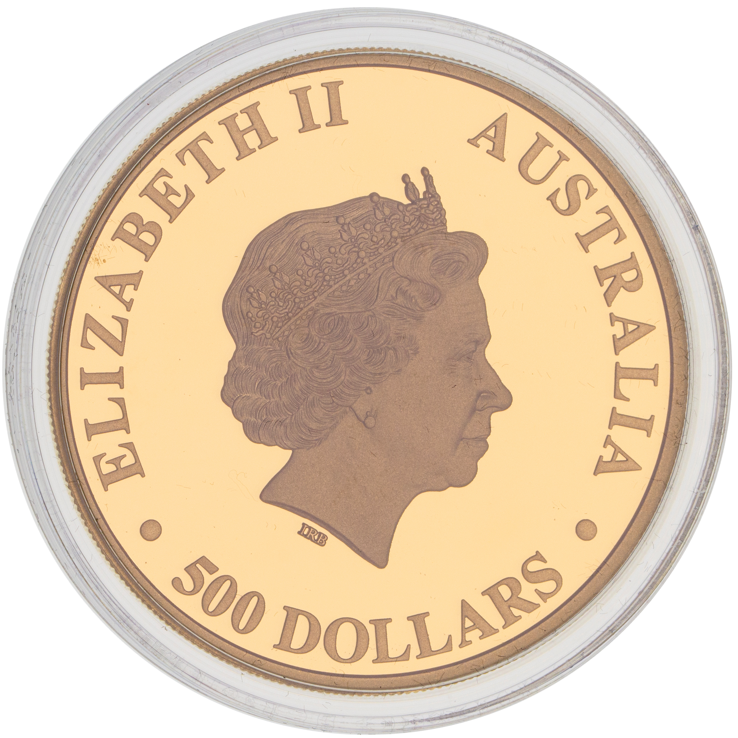 Elizabeth II, Australian Kangaroo - Pink Diamond Ed., Five Hundred Dollars, 2017, FDC