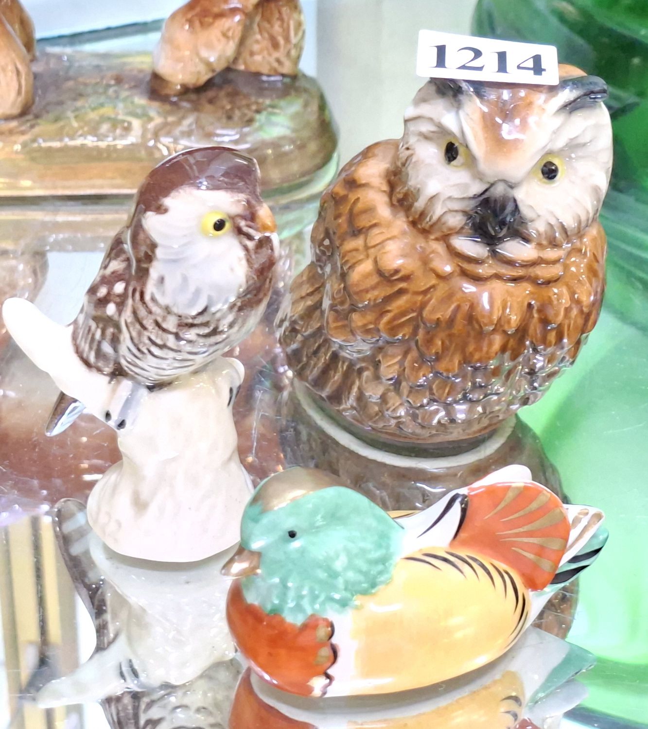 1214 · GOEBEL WEST GERMANY OWLS AND DUCK