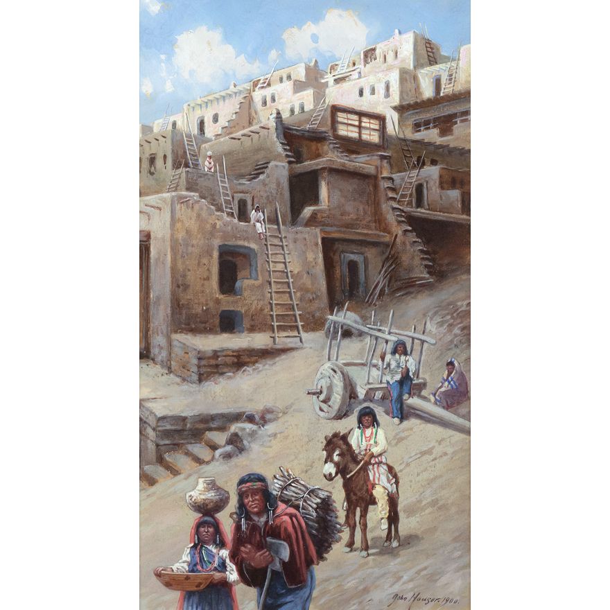 John Hauser (1859-1913), Pueblo of Laguna