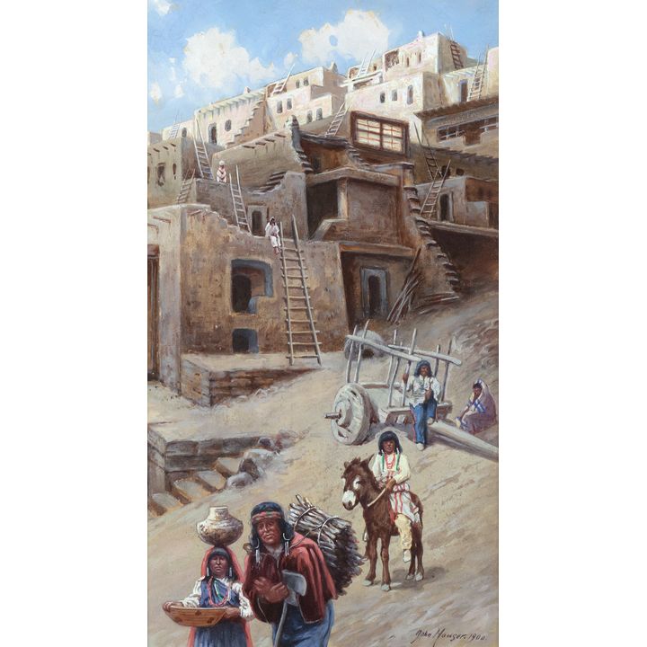 John Hauser (1859-1913), Pueblo of Laguna