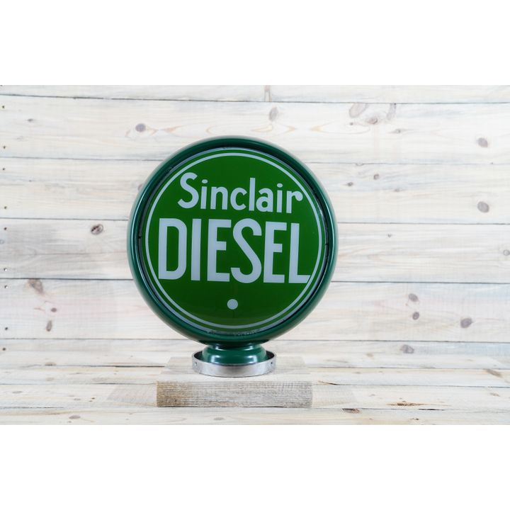 Sinclair Diesel Gas Globe & 13.5" Lenses TAC 9+