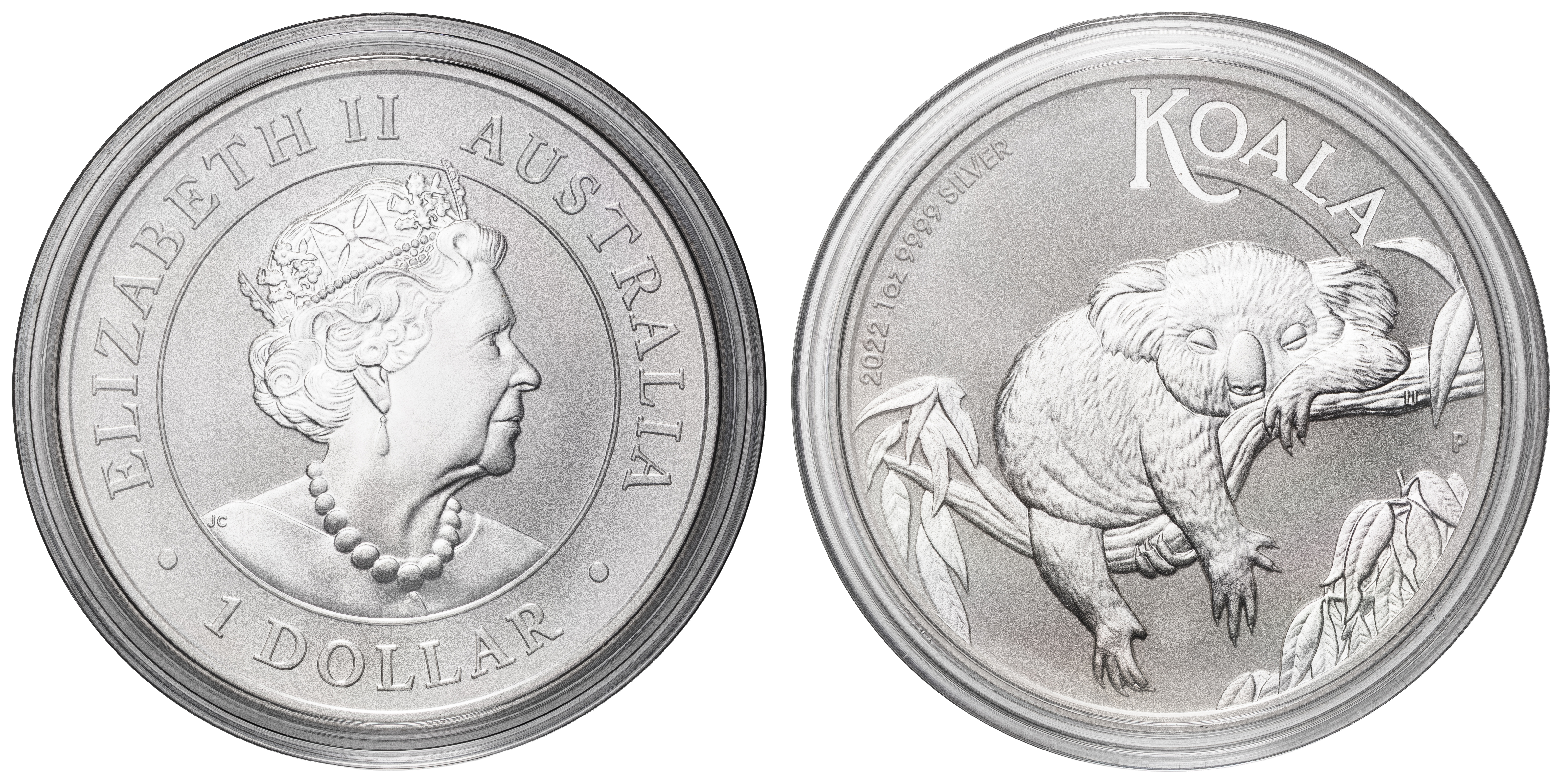 Elizabeth II, Perth Mint - Koala, One Dollar, 2022-P, FDC