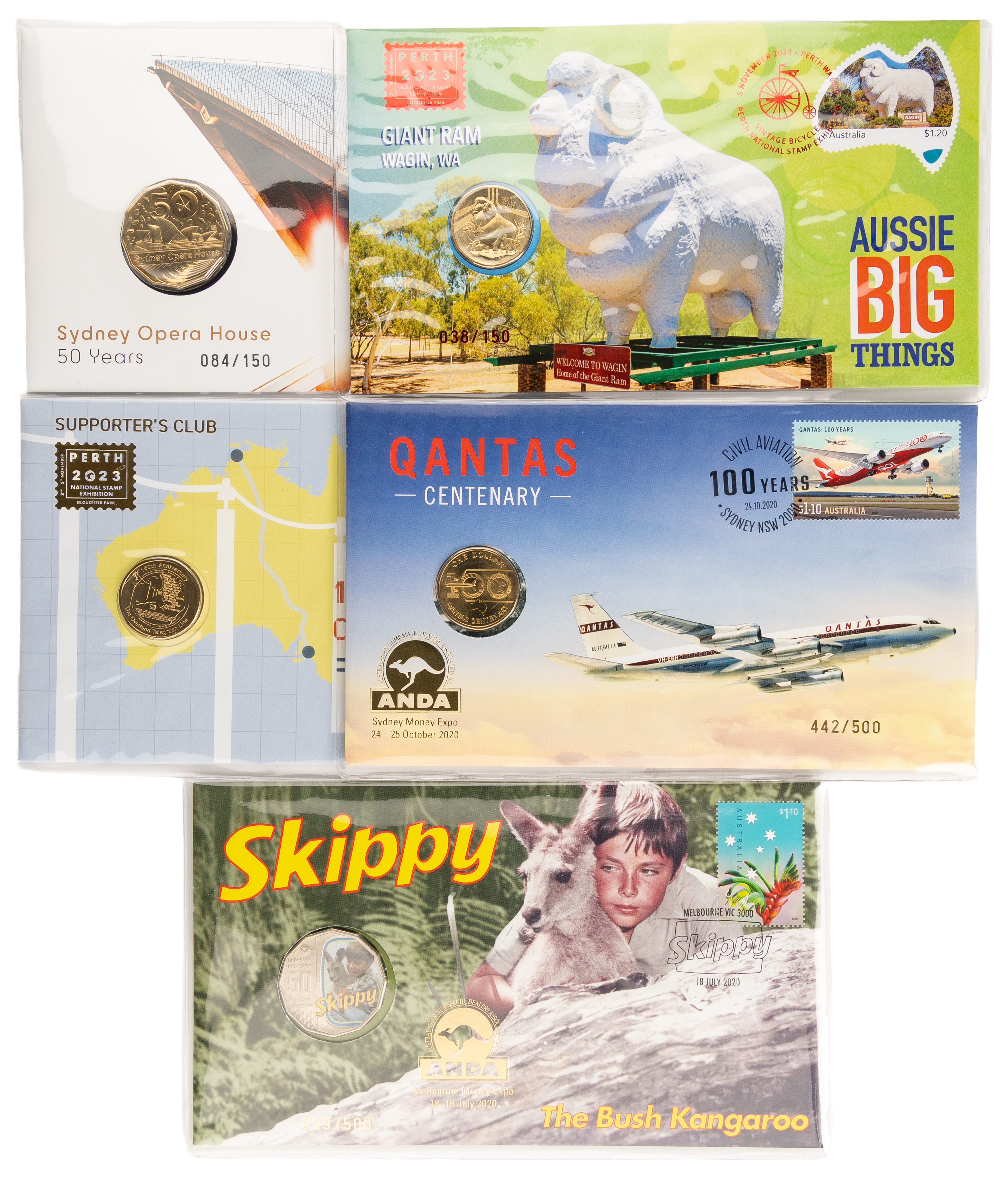 204 · Various - Show Issues, Fifty Cents - One Dollar, 2020 - 2023,  UNC