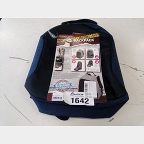 MASON ANTI-THEFT USB BACKPACK- BLUE - PERFECT FOR YOU TO TAKE ALONG WITH YOU WHEN TRAVELLING OR SIMPLY WHILE WALKING IN THE PARK