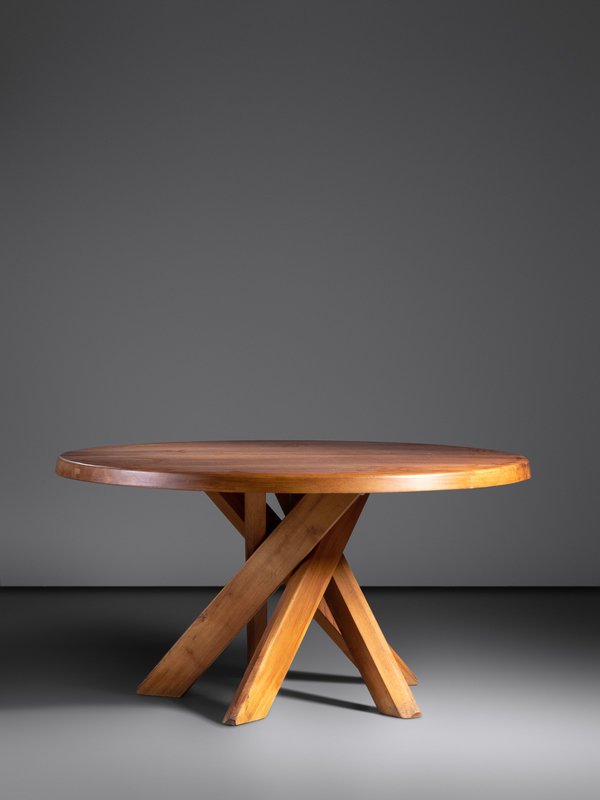 Pierre Chapo
(1927-1987)
Dining Table, model T21D, c. 1987