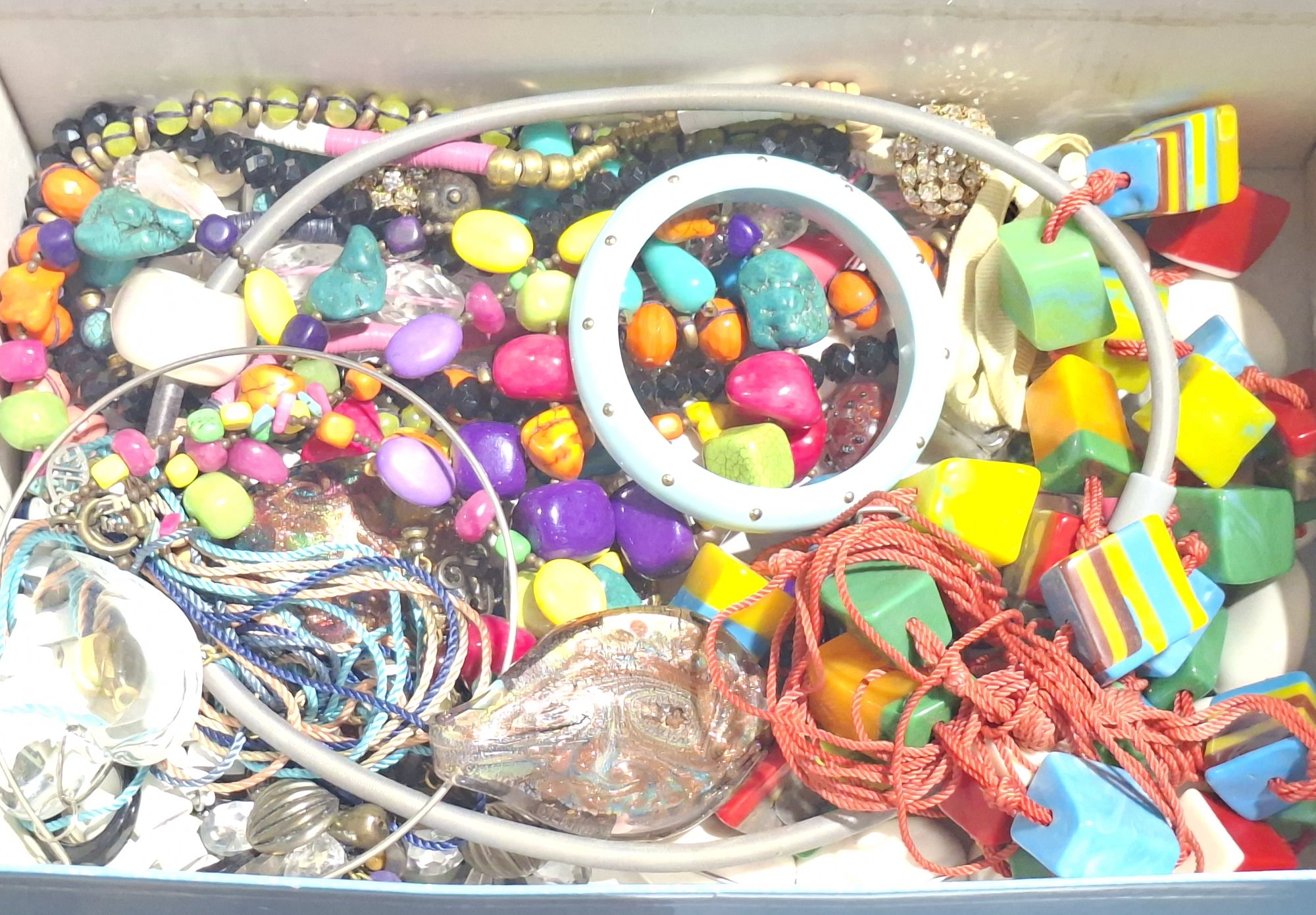 Fun Plastic Coloured Necklaces