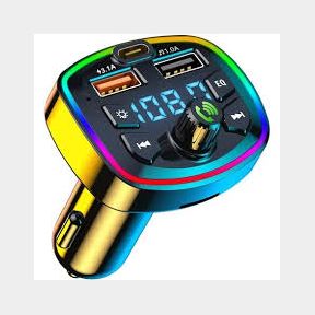 Fast In-Car charger With Bluetooth V5 - Bar 9902038734333-51748/4513