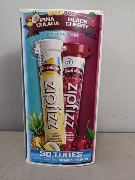 Zipfizz B12 Energy Drink Mix, 30 Tubes Vanzant Auctions
