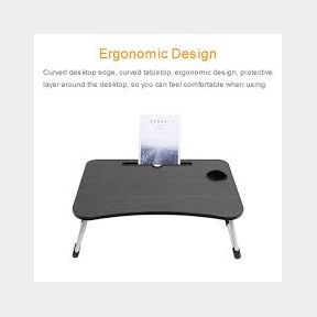 Hello Kitty Foldable/Portable Laptop Desk and Serving Tray Missing 1 Storage Compartment) - Black-50582/6092 (B5 S6)