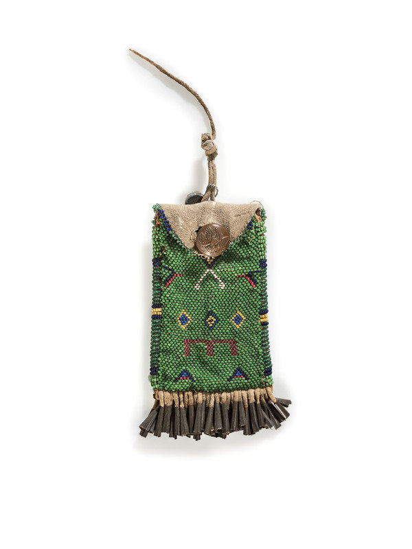Southern Plains Beaded Hide Strike-a-Light Bag