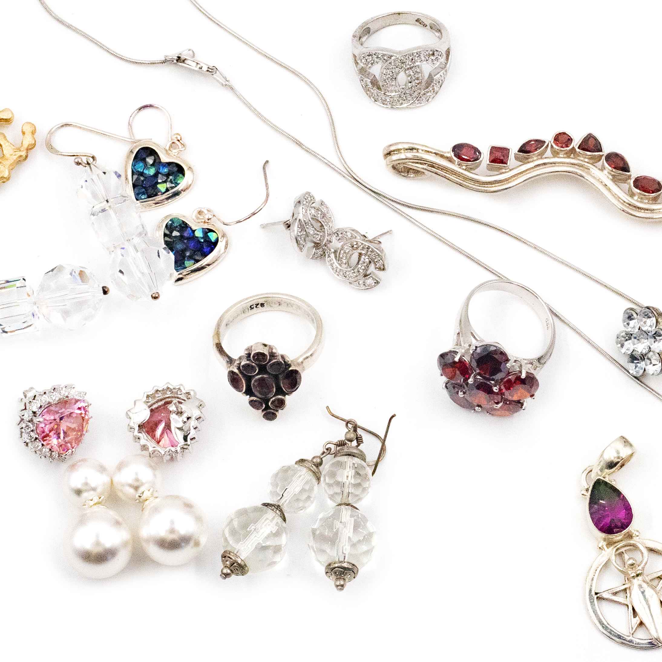 257 · Mix Lot of Silver Jewellery