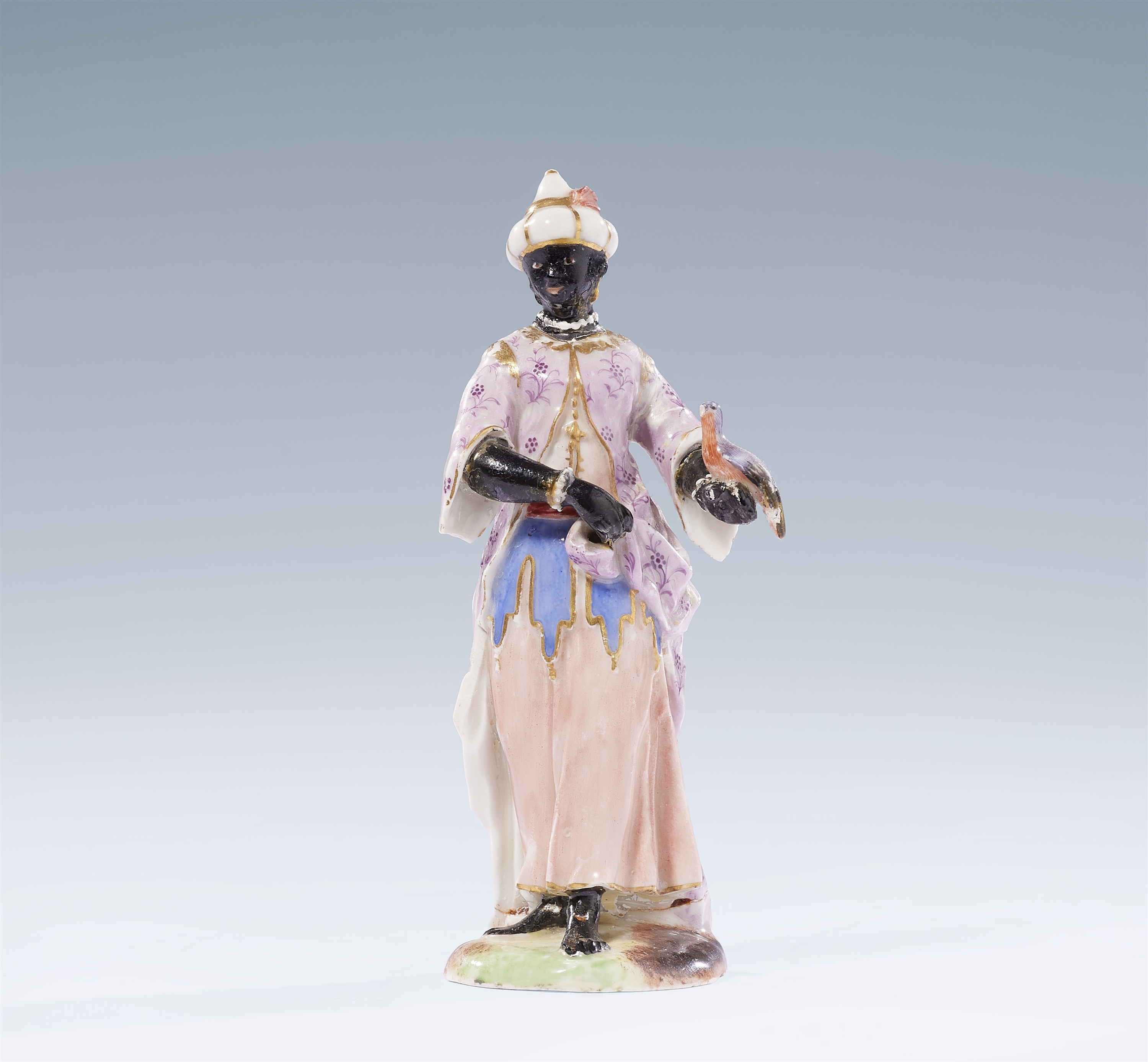 A Ludwigsburg porcelain figure as an allegory of Africa