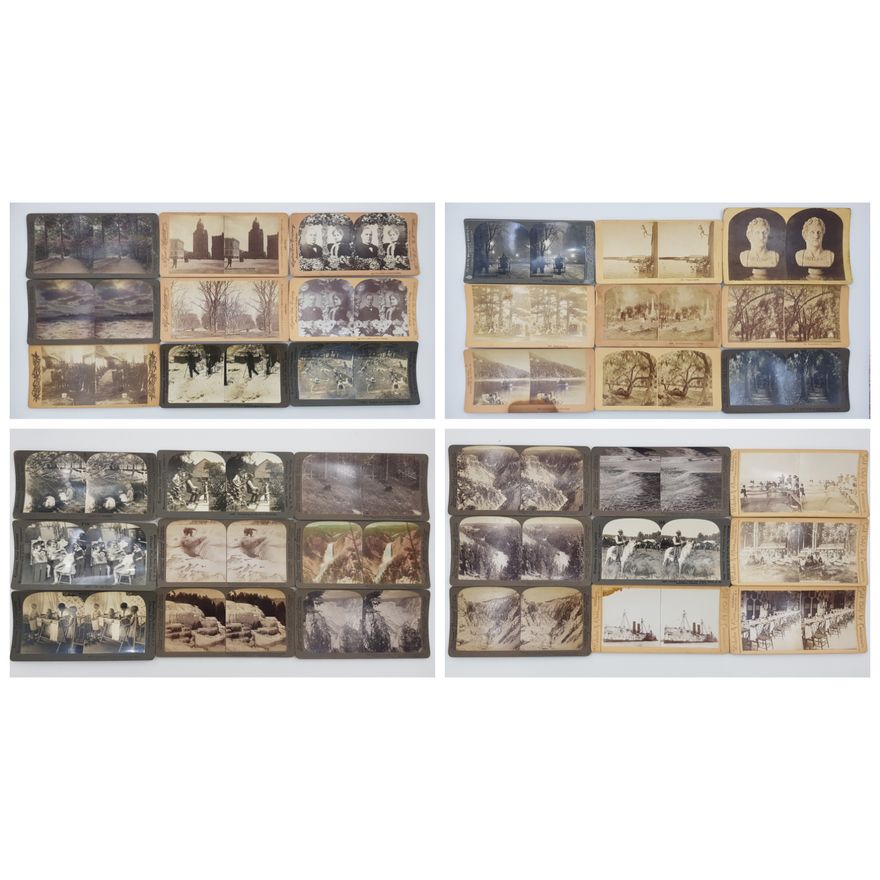 Stereograph Cards (x36)