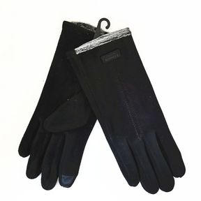 Winter Gloves For Men Women Unisex Touch Screen Alpaca Fleece Black |