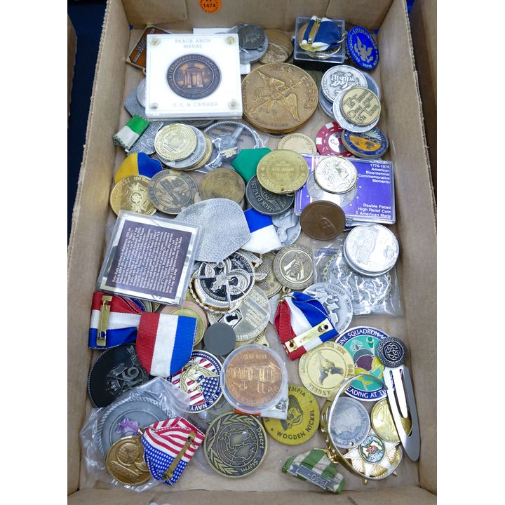 Box Assorted Medals etc.