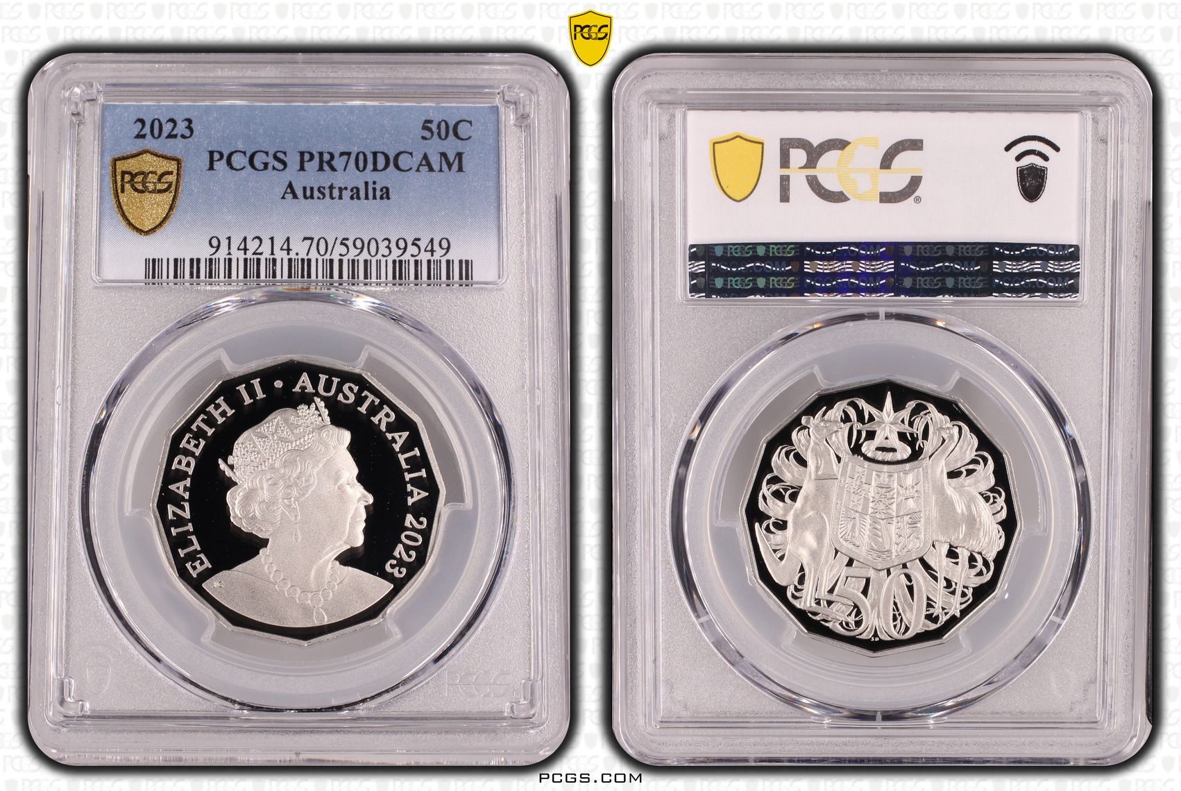 Fifty Cent, 2023, PCGS PR70DCAM
