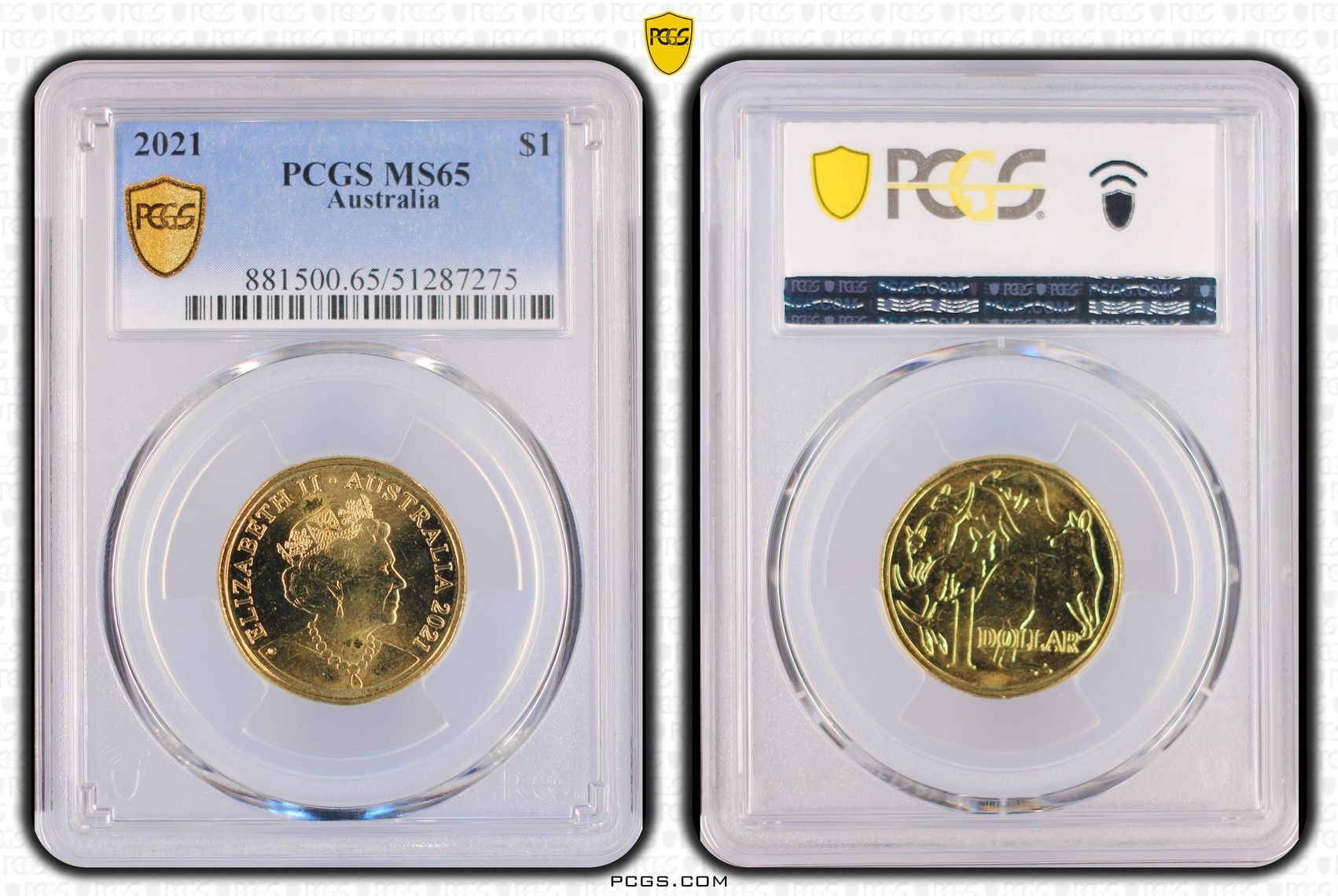 Low Mintage, One Dollar, 2021, PCGS MS65