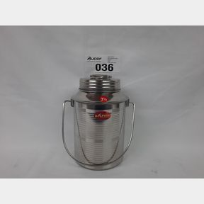 STAINLESS STEEL MILK/WATER/LIQUID/TRANSPORT CAN WITH LID- 4 LITER - STORAGE CONTAINER