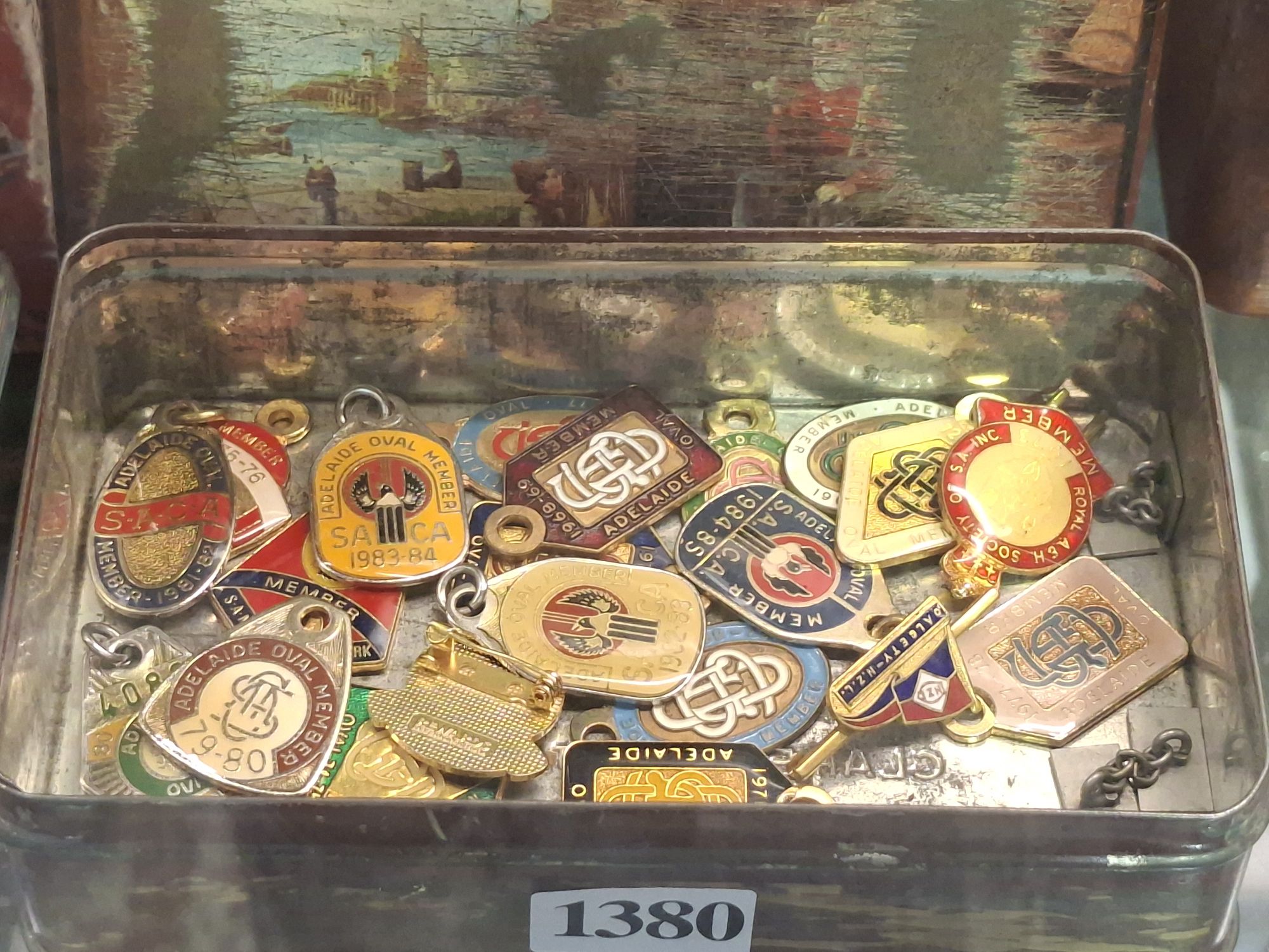 Vintage Adelaide Oval Members Badges