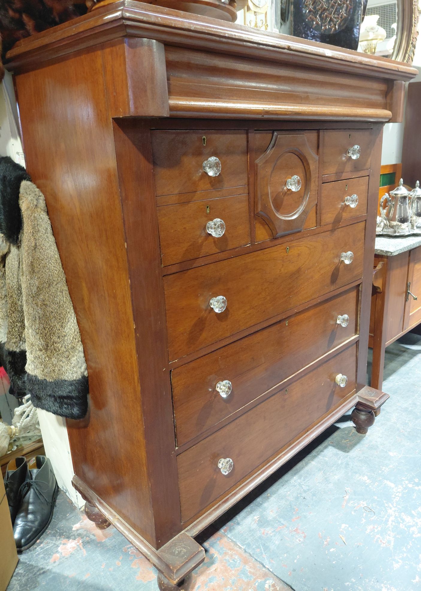 219 · 19TH CENTURY CHEST