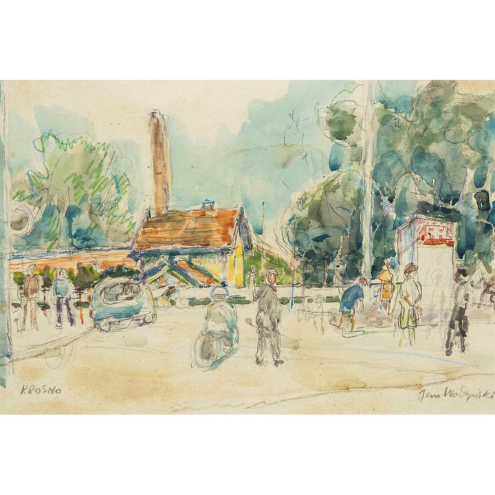 Jan Wodyński | Widok z Krosna