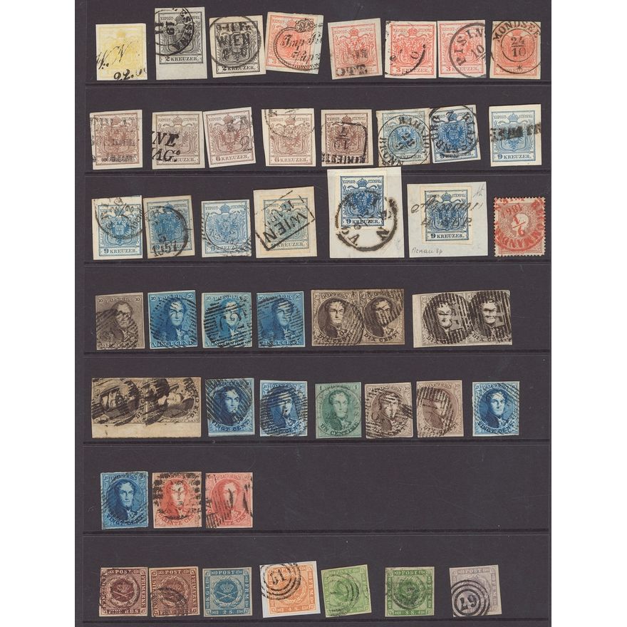 Collections and Ranges European countries classic stamps mainly used ...