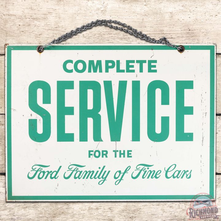 Edsel Complete Service for the Ford Family of Fine Cars DS Tin Sign