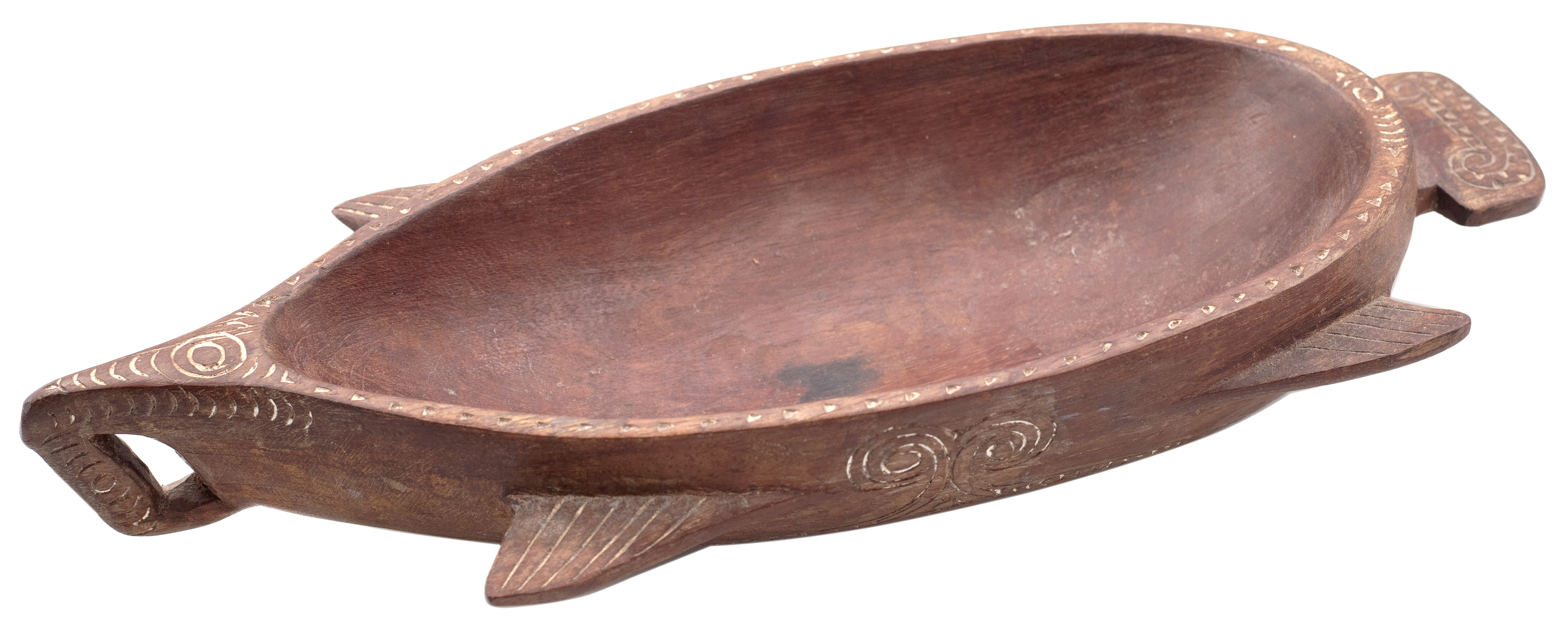 Papua New Guinea, Trobriand Islands, Massim Culture, Wooden Turtle Kava Bowl, c.1930, VGC