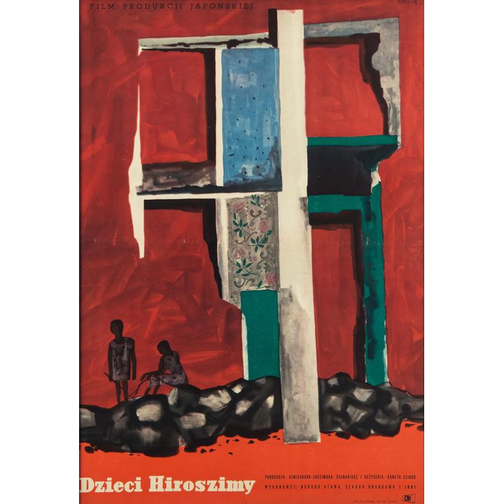 Jan Lenica | Plakat Dzieci Hiroszimy, 1955
