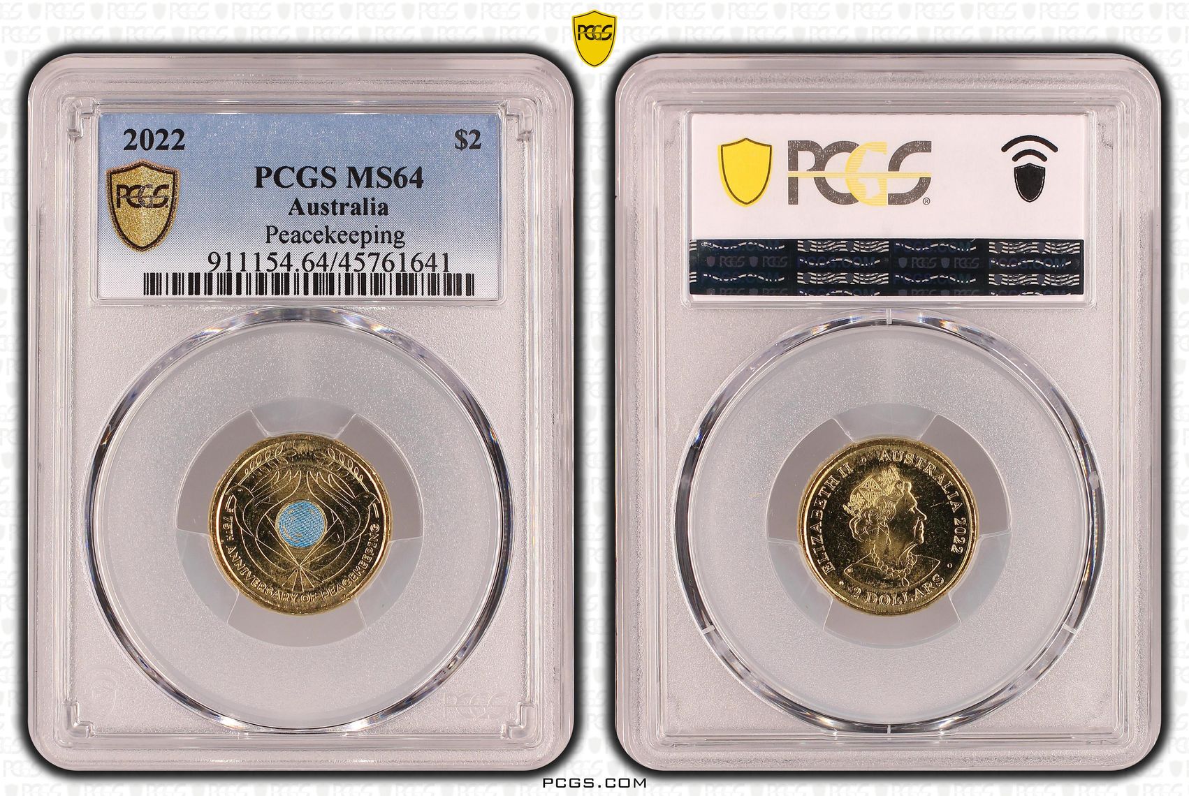 499 · Peacekeeping - Colorized , Two Dollar, 2022, PCGS MS64
