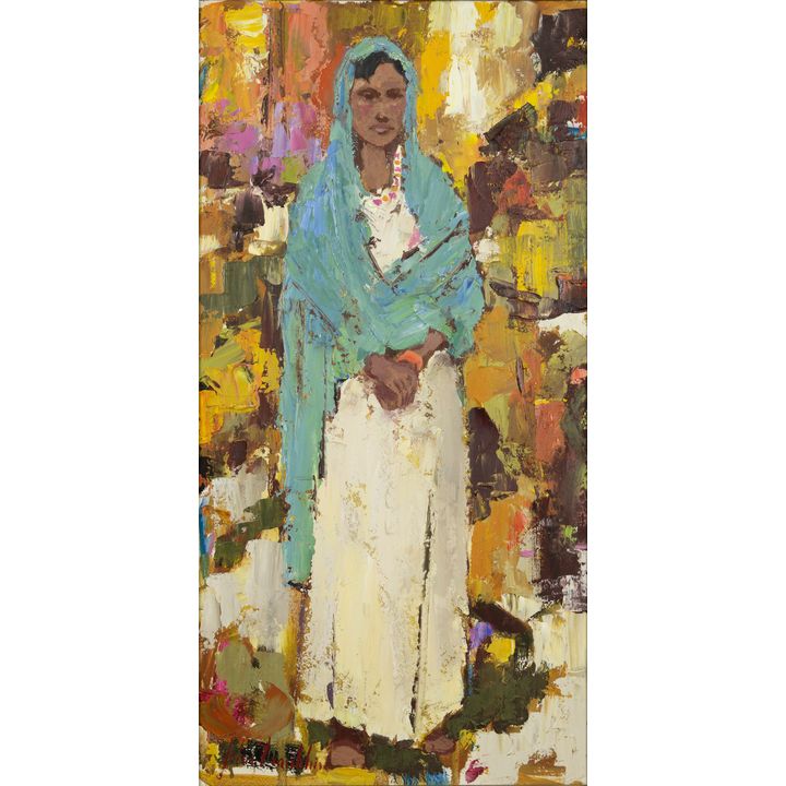 John Franklin (1925-2010), The Turquoise Shawl