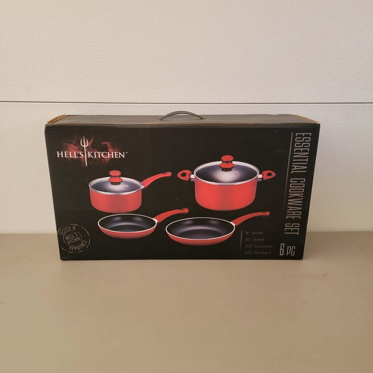 Hell's Kitchen 6 Pc. Essential Cookware Set