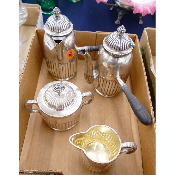 Box Tiffany & Co Silverplate Creamers Etc