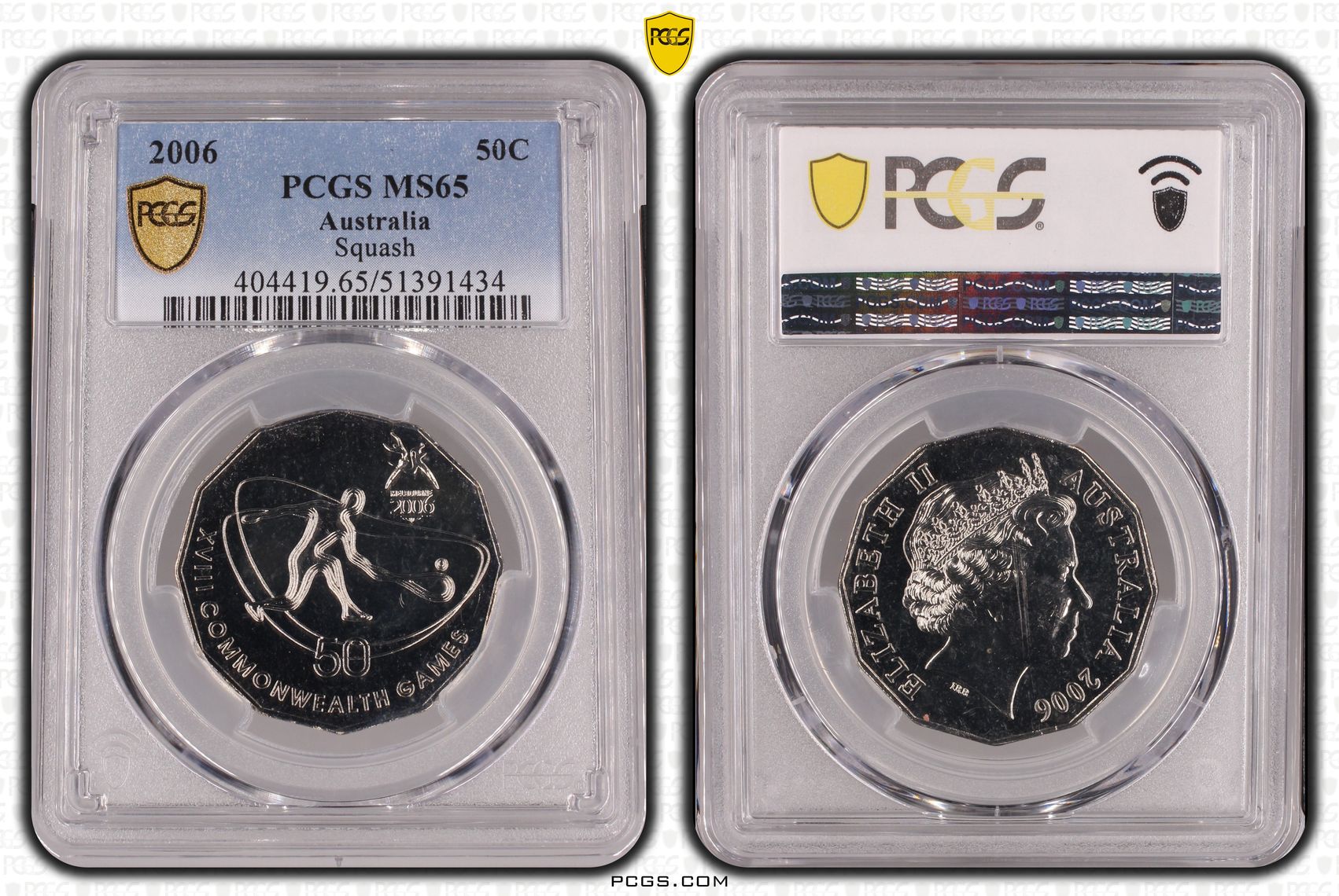 Squash, Fifty Cent, 2006, PCGS MS65