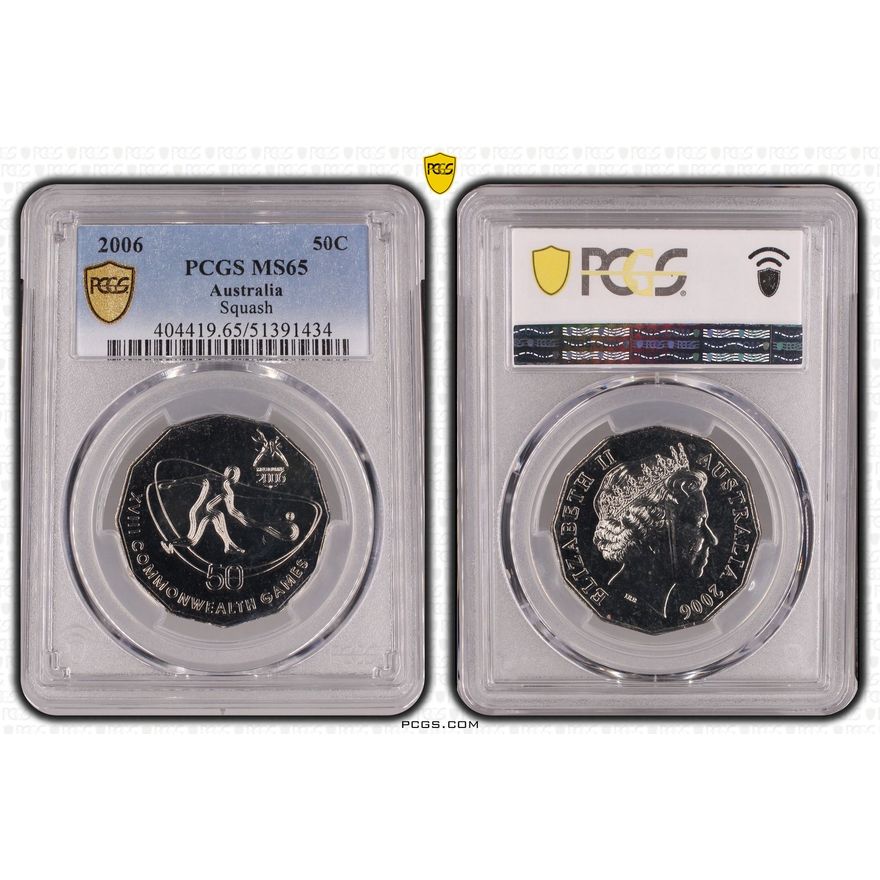 Squash, Fifty Cent, 2006, PCGS MS65