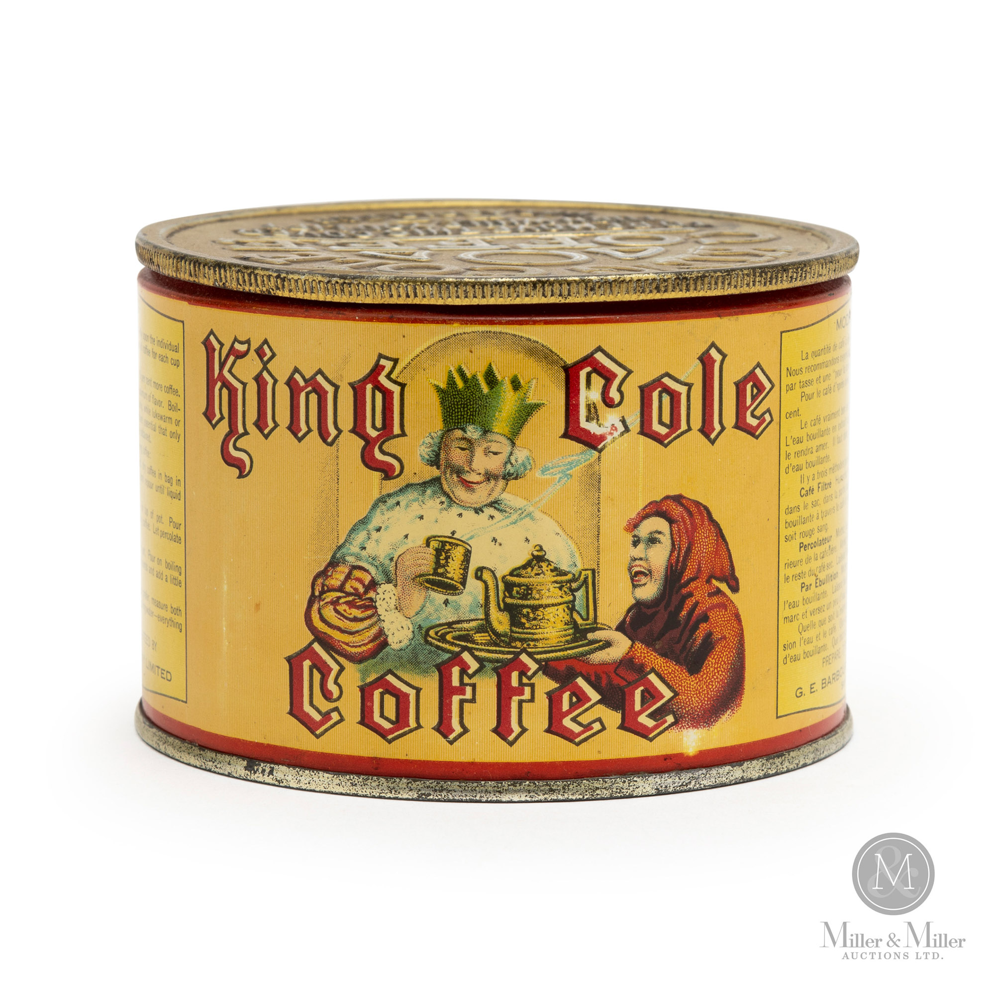 Adovatising Tins 缶の広告 MILLER'S