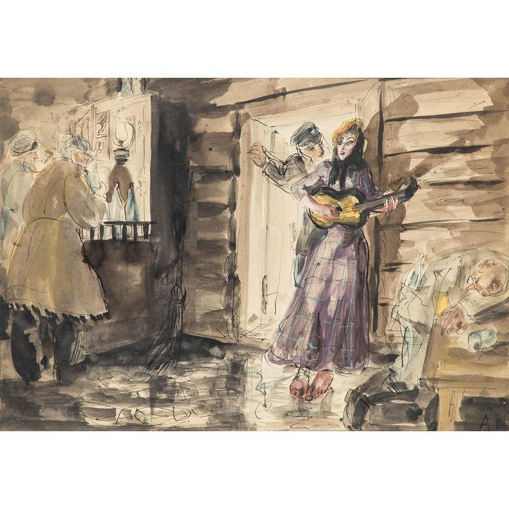 Antoni Uniechowski | Scena w karczmie