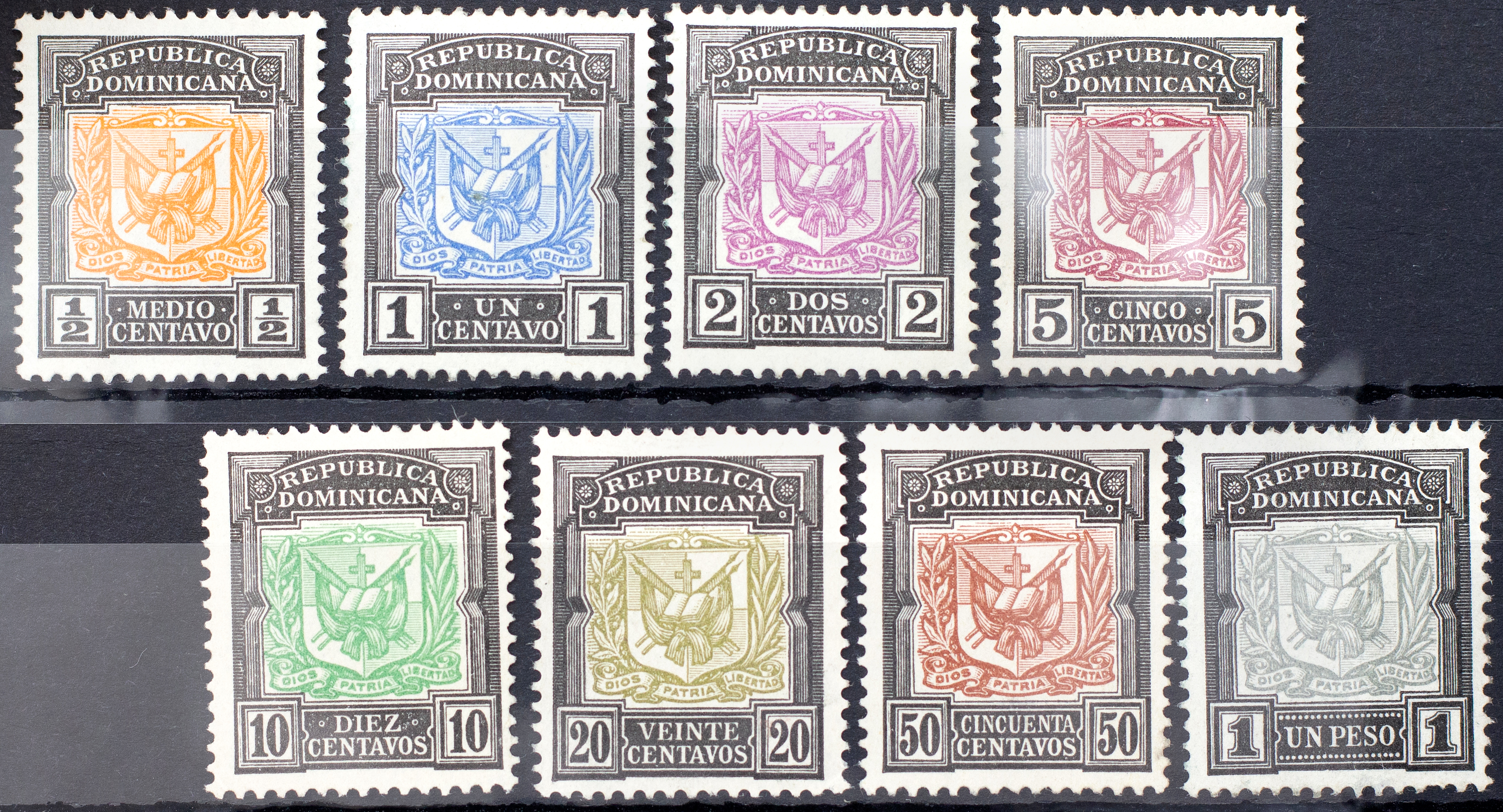 Dominican Republic, Definitives, 1905, Fine